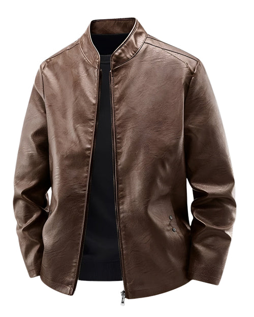 Timothy | Leather biker jacket