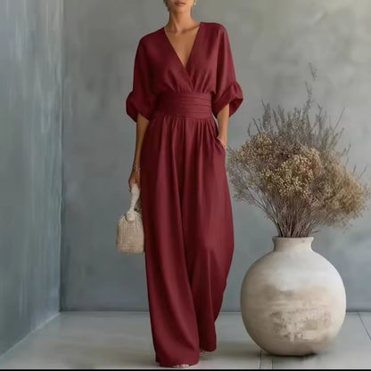 Risel™ | Flowing White Jumpsuit