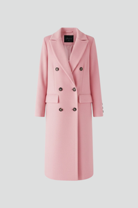 Kendra | Womens Long Coat with Lapel Collar | Below-Knee Length, Button Front, Flap Pockets | Beige, Black and More S-3XL