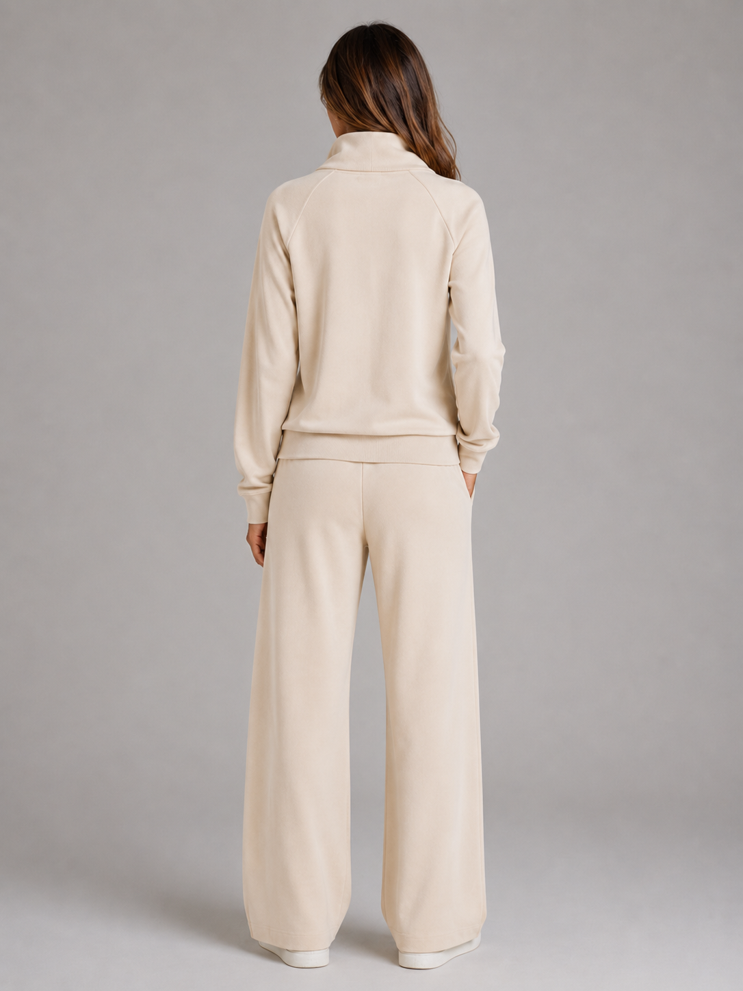 Caroline Womens Half Zip Lounge Set, Two Piece