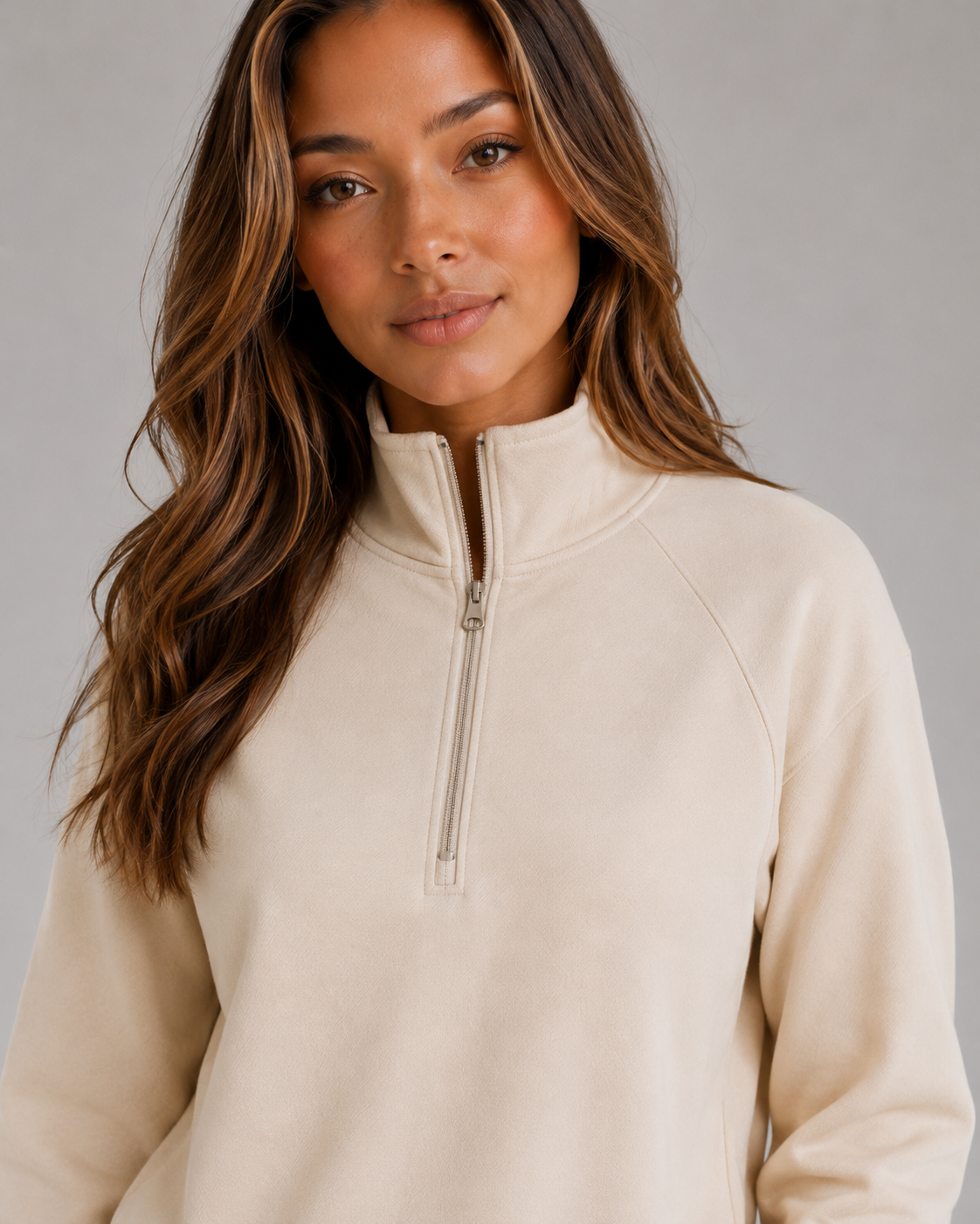 Caroline Womens Half Zip Lounge Set, Two Piece