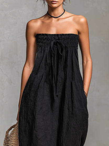 Valencia™ | Elegant Strapless Jumpsuit