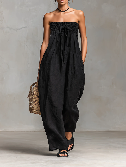 Valencia™ | Elegant Strapless Jumpsuit