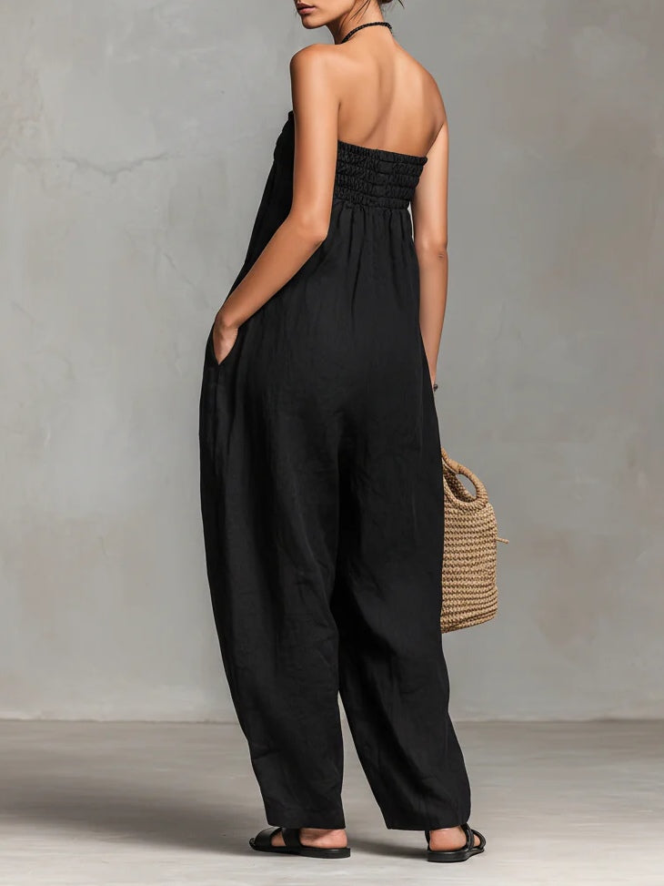 Valencia™ | Elegant Strapless Jumpsuit