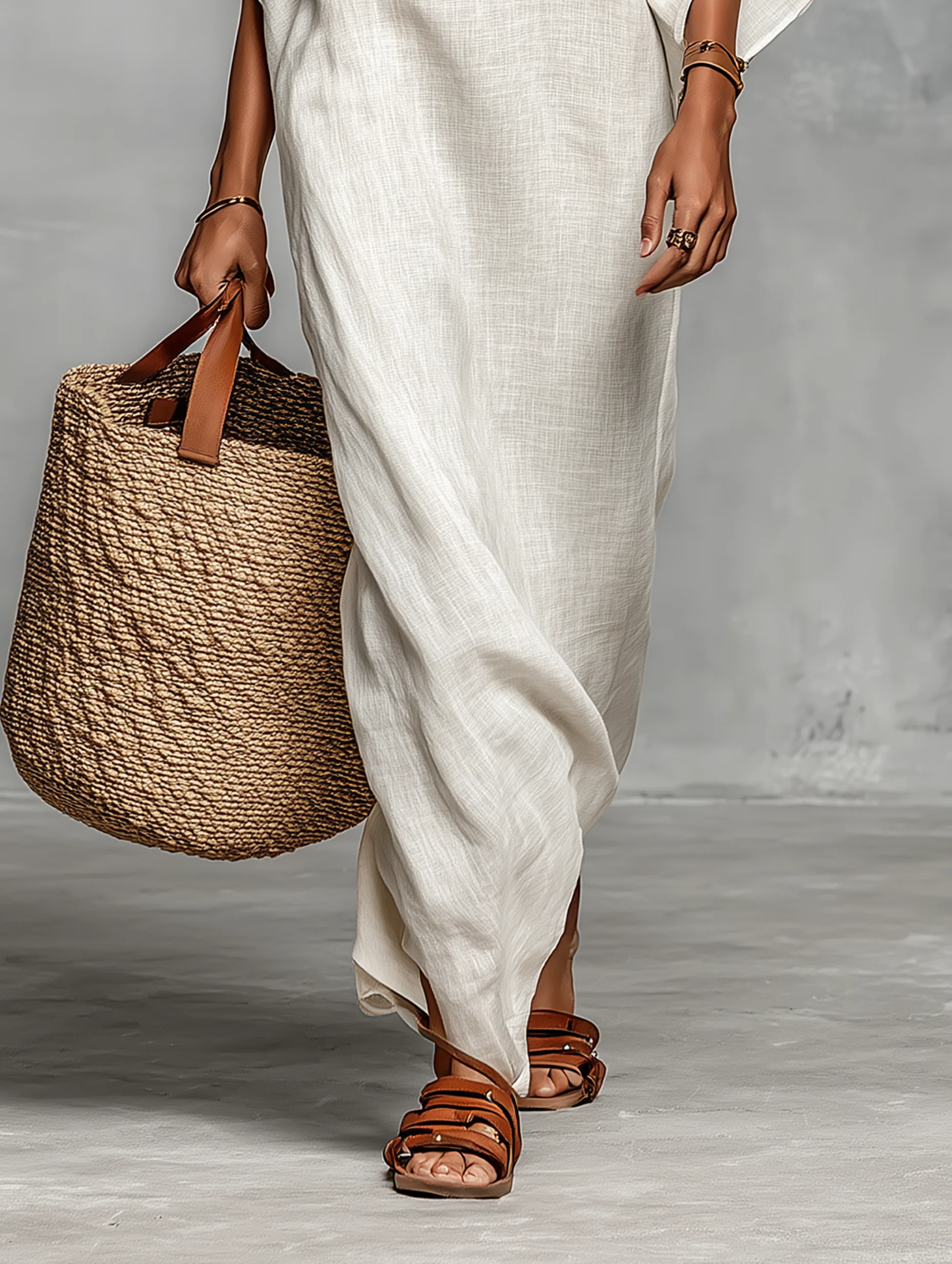 Ariah™ | Off-the-Shoulder Maxi Dress with Batwing Sleeves