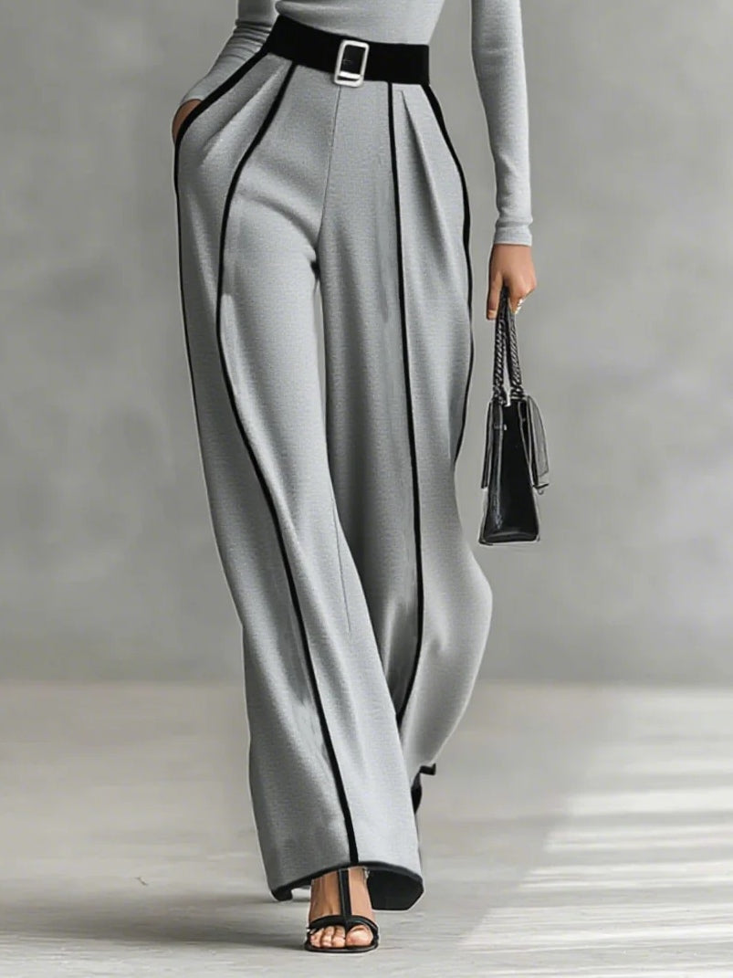 Aveline™ | Elegant outfit with contrast detail