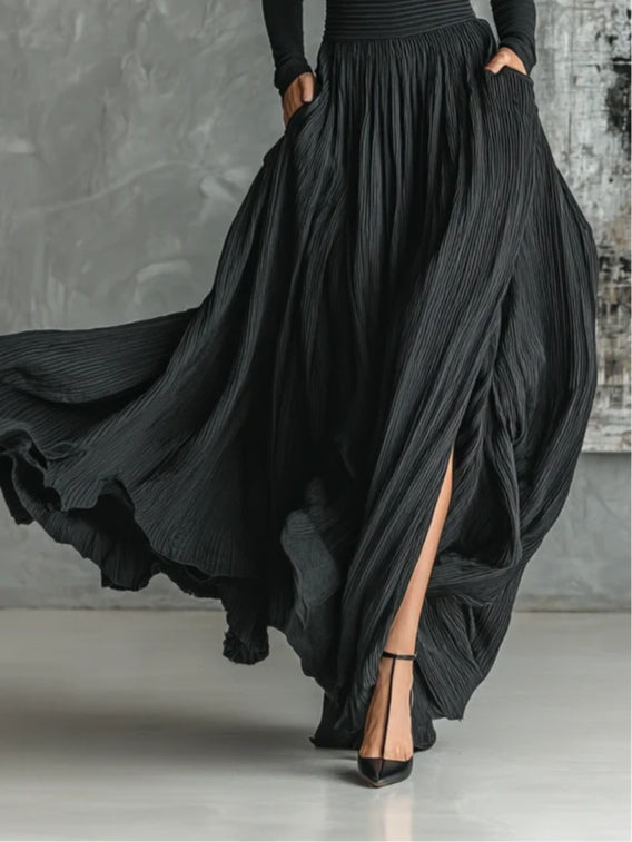 Vivienne™ | Elegant ensemble with pleated skirt
