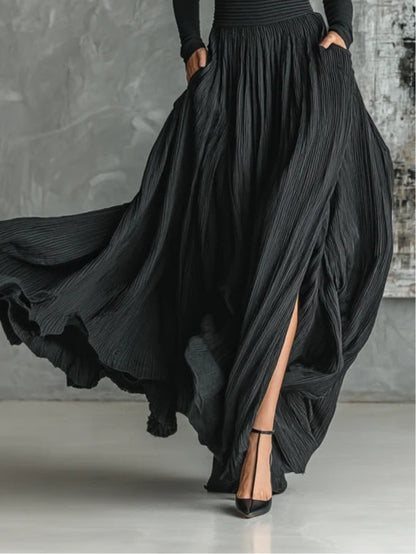 Vivienne™ | Elegant ensemble with pleated skirt