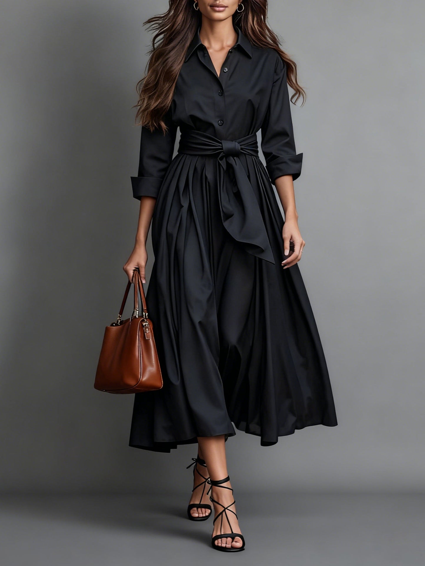Mariel™ | Elegant Maxi Dress with Bow Detail