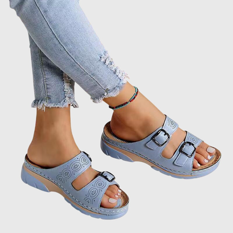 Deena™ | Orthopedic Leather Sandals