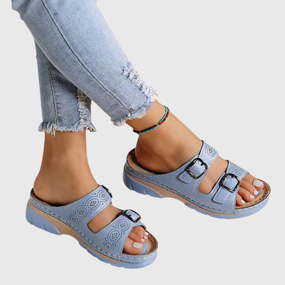 Deena™ | Orthopedic Leather Sandals