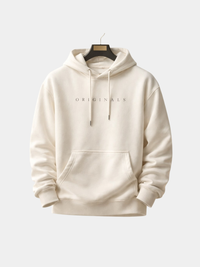 Jesse | Mens Relaxed Fit Hoodie with Kangaroo Pocket | Soft Interior, Ribbed Cuffs | Beige, Gray, Black and More XS-3XL