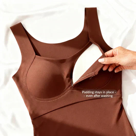 Helen™ | Built In Comfort Bra Tanktop