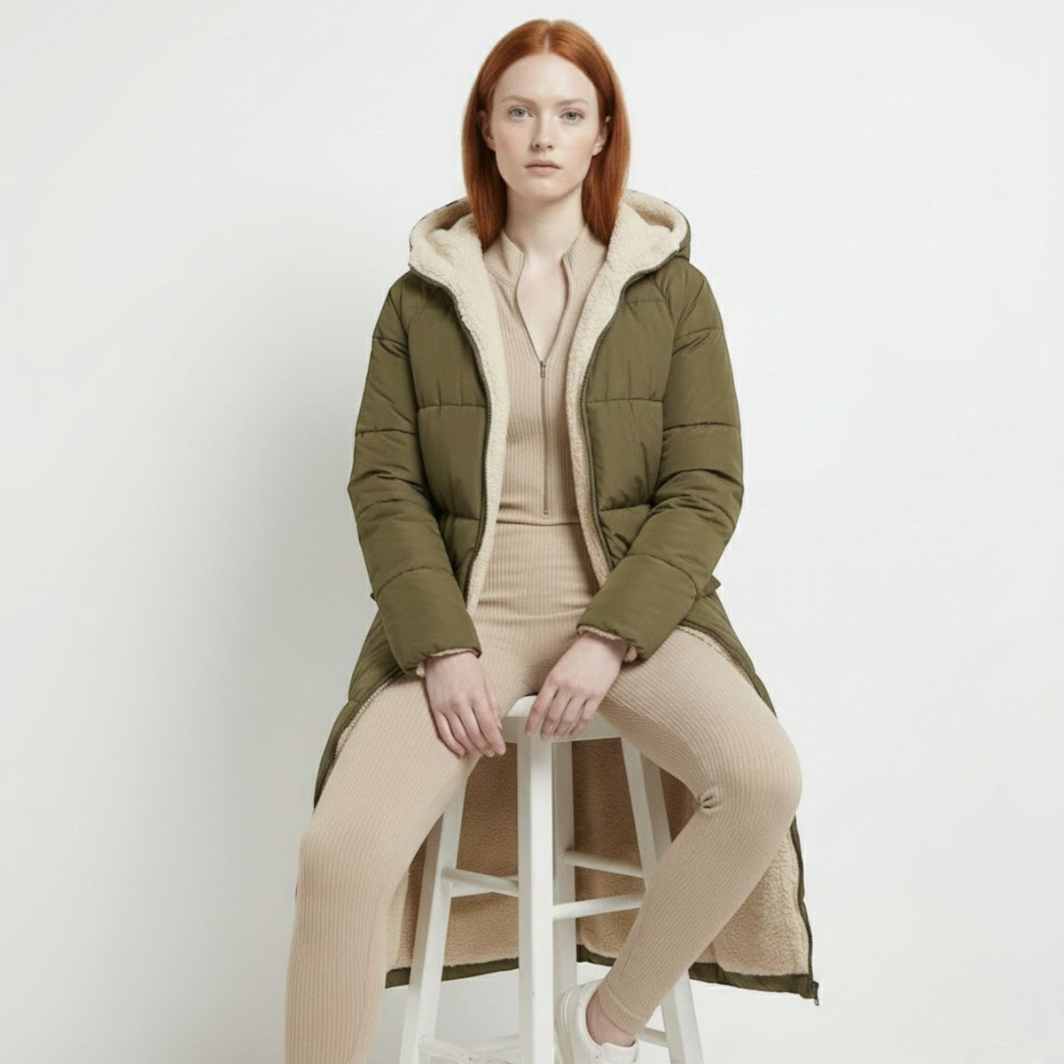 Alessia Womens Reversible Winter Jacket