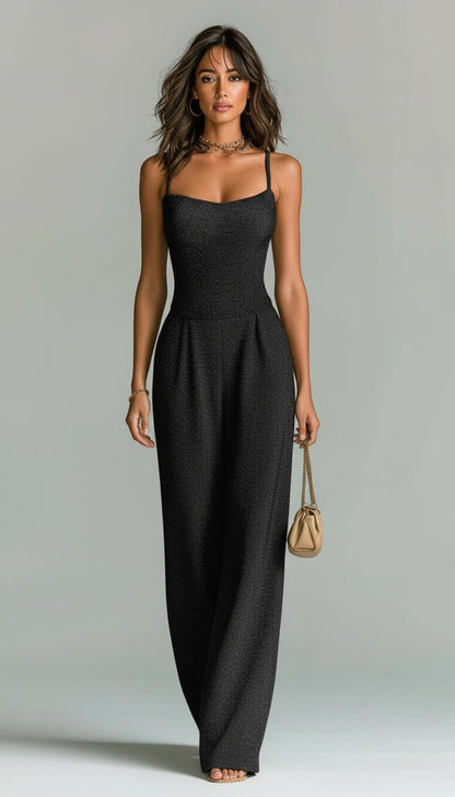 Issa™ | Ribbed Wide-Leg Jumpsuit