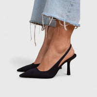 Black suede