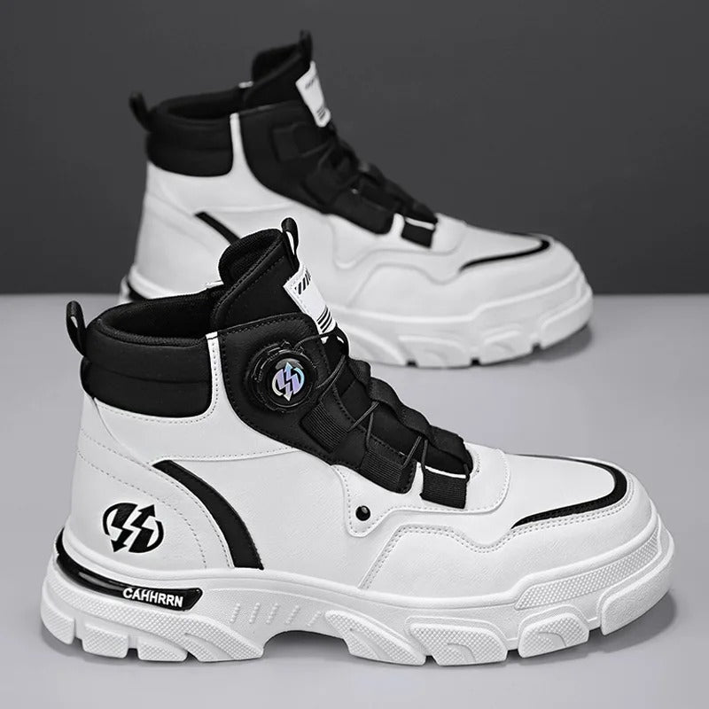 Jack Mens Work Boots with Dial Lock in White