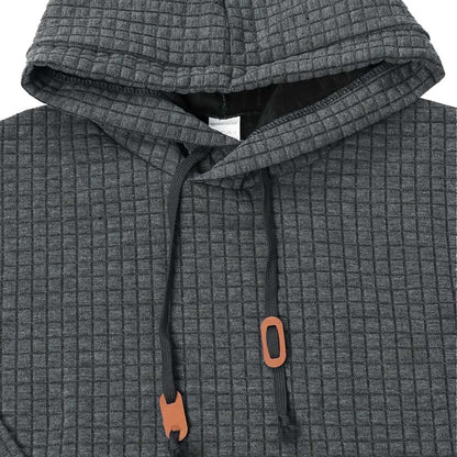 Kaelric™ | Quilted Waffle Knit Hoodie