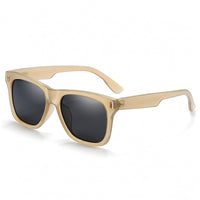 Black Lens - Beige Frame