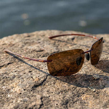 SkyCast™ | Ultra-Light Rimless Fishing Sunglasses