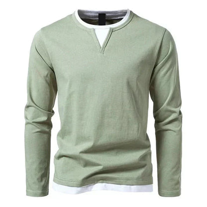 Alvin | Premium long-sleeved shirt made from combed cotton