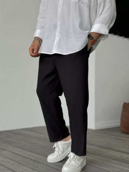 Fredie | Elegant Rib Pants