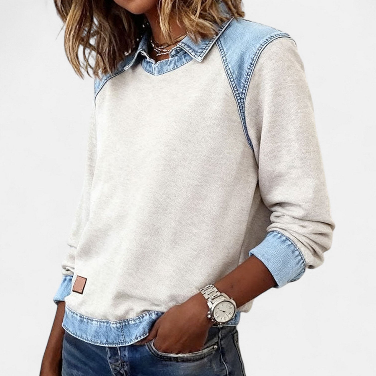 Women's Trendy Long-Sleeve Sweater, Fitted Silhouette | Sleek Modern Cut, Everyday Layer | 6 Colorways | S–3XL