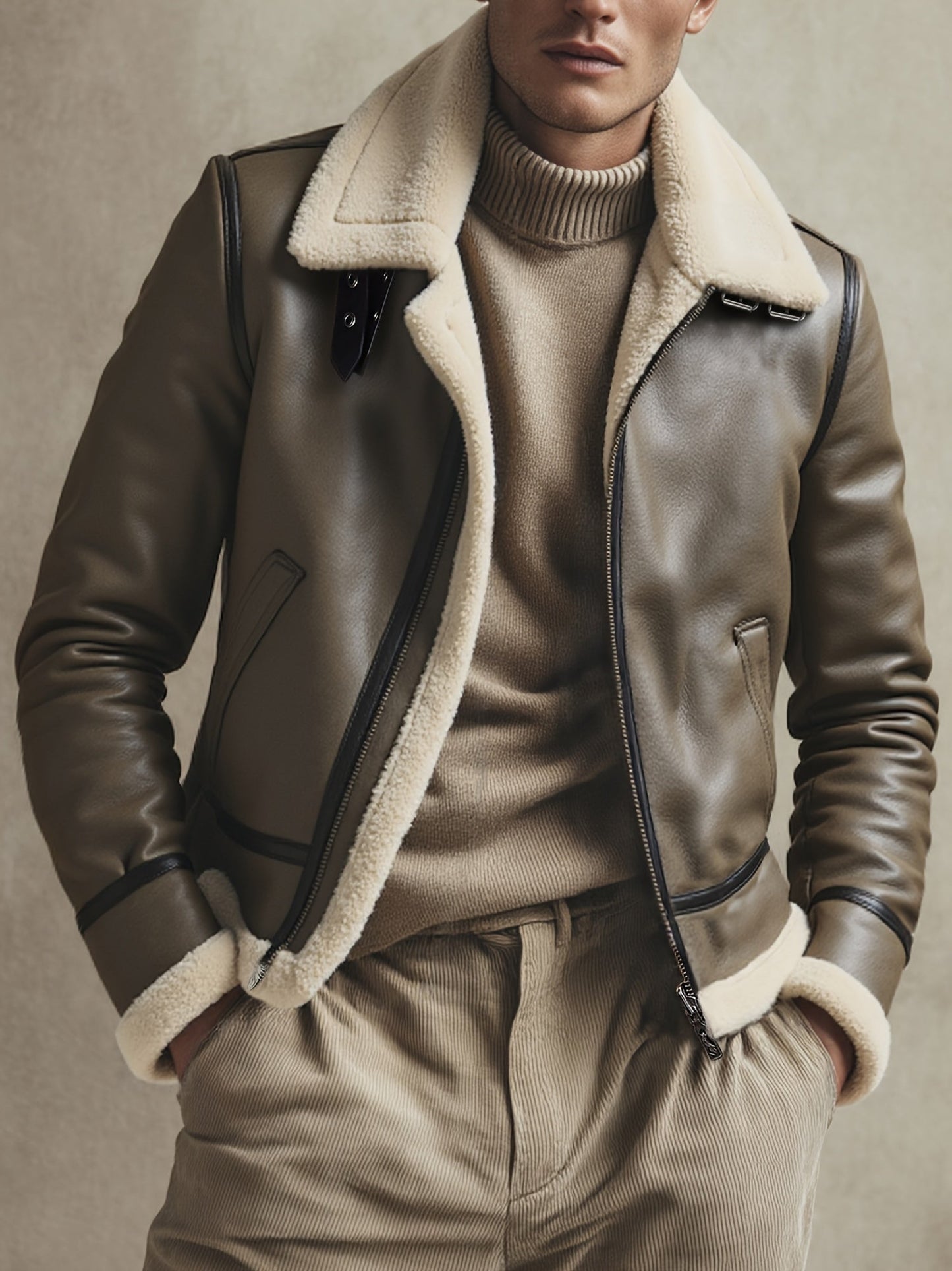 LOUIS | WARM MOTORCYCLE JACKET FOR FALL AND WINTER