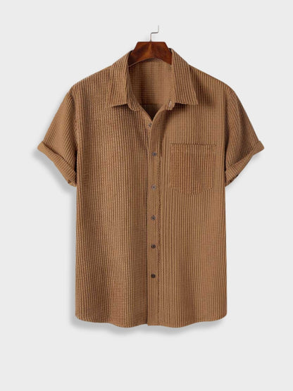 Tulum - Velvet Summer Suit with Pleats
