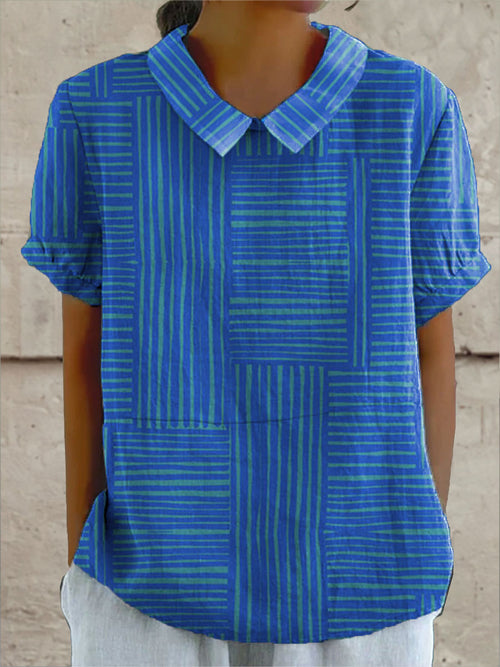 Jaya™ | Striped Geometric Shirt