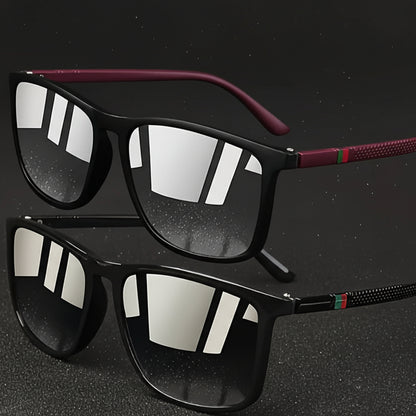 Rain™ | Classic Square Men’s Eyeglasses Lightweight Black Frame