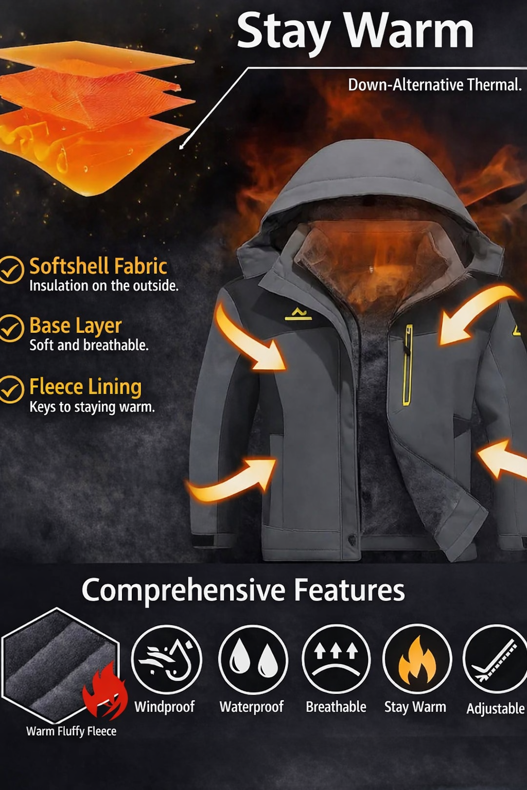 Dominic | Premium winter jacket