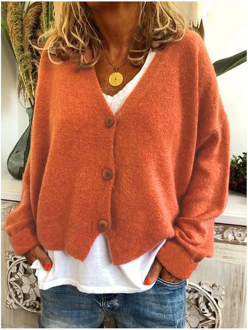 Women's Knit Cardigan, Lightweight Layering | Flattering Drape, Everyday Essential | 13 Colorways | S–3XL