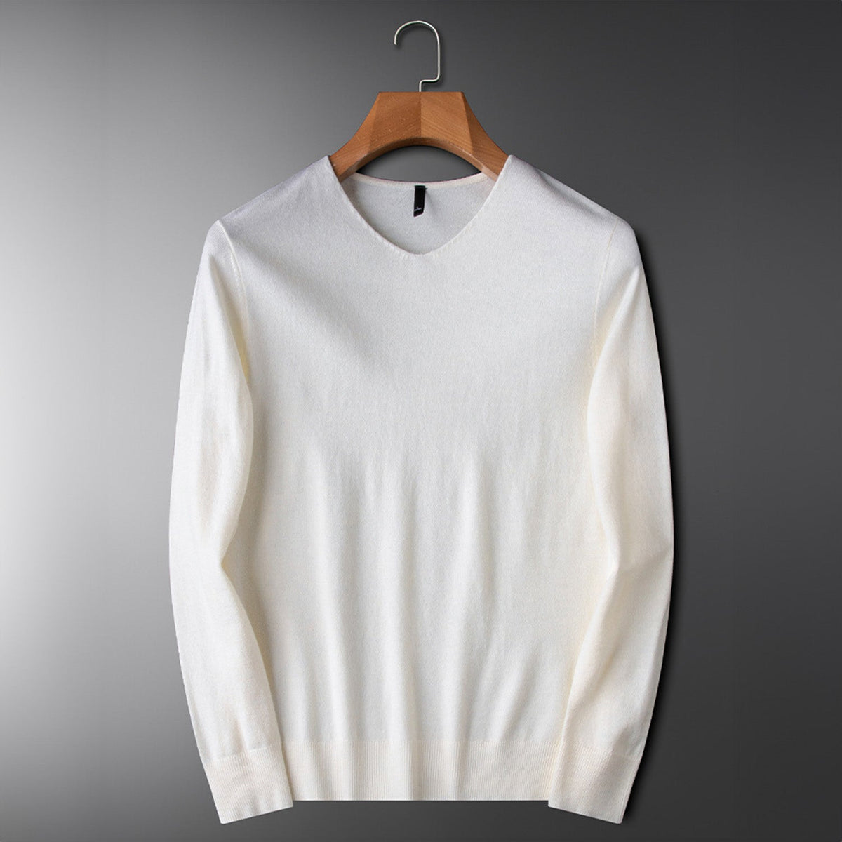 Martin Mens Merino Wool Cashmere V-Neck Sweater