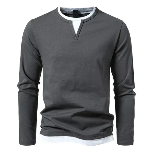 Alvin | Premium long-sleeved shirt made from combed cotton