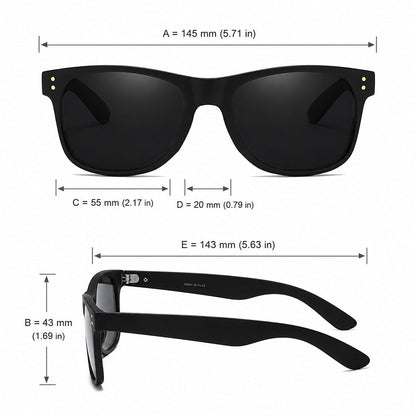 Classic Polarized Sunglasses for Beach & Travel