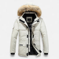 Jeff | Mens Winter Parka with Hood, Fleece Lining | Windproof Shell, Synthetic Down Fill | 6 Colors Sizes S-6XL