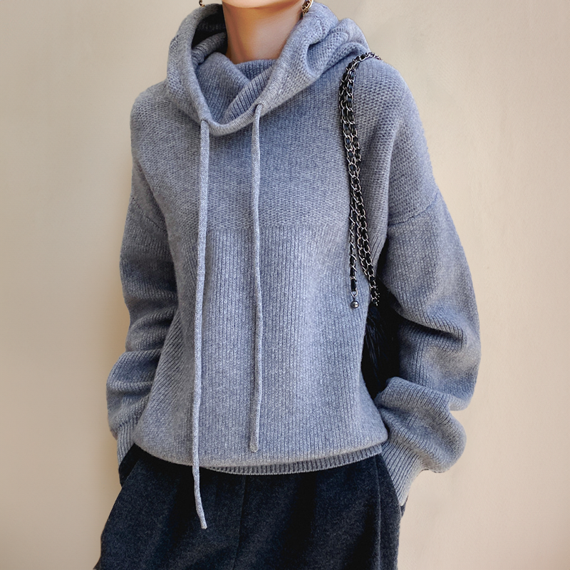 Women's Warm Sleek Sweater, Cozy Layer | Modern Flattering Cut, All-Season Wear | Green, Brown, Dark Blue or Blue | S–2XL