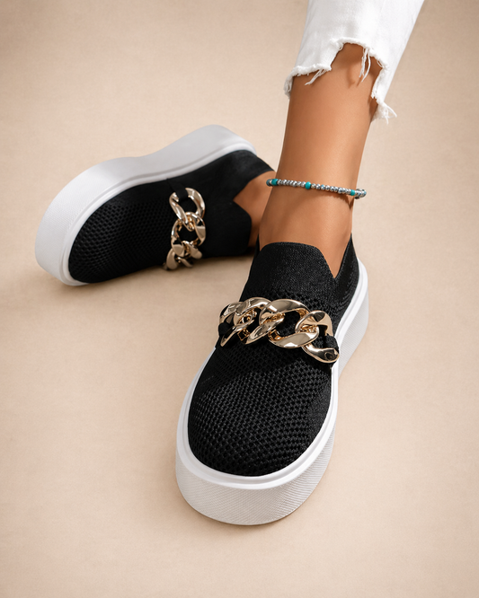 Arvelle™ | Shoes with Metal Chain