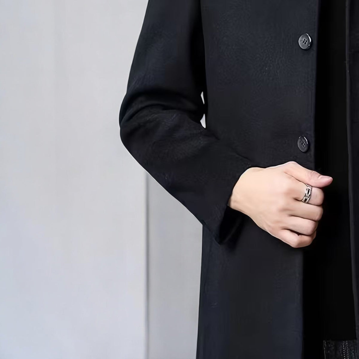 Eduard Mens Single-Breasted Winter Coat