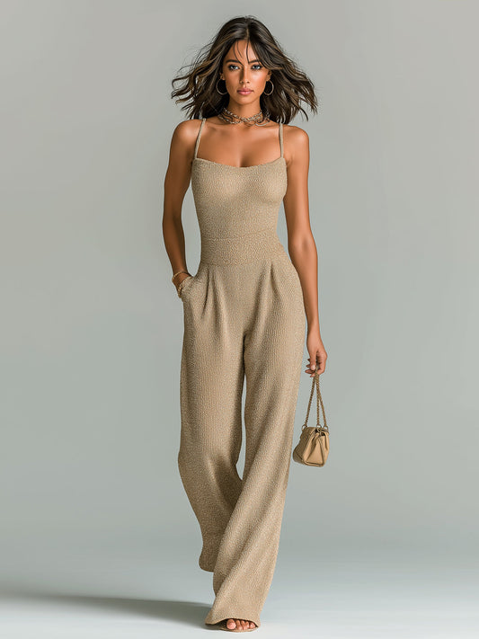 Issa™ | Ribbed Wide-Leg Jumpsuit