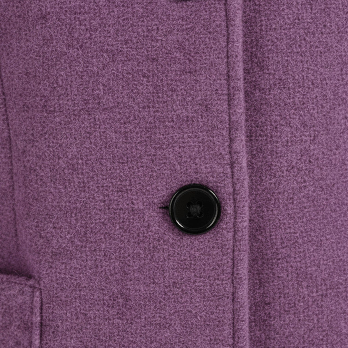 Elara Womens Winter Coat with Stand-Up Collar and Side Pockets