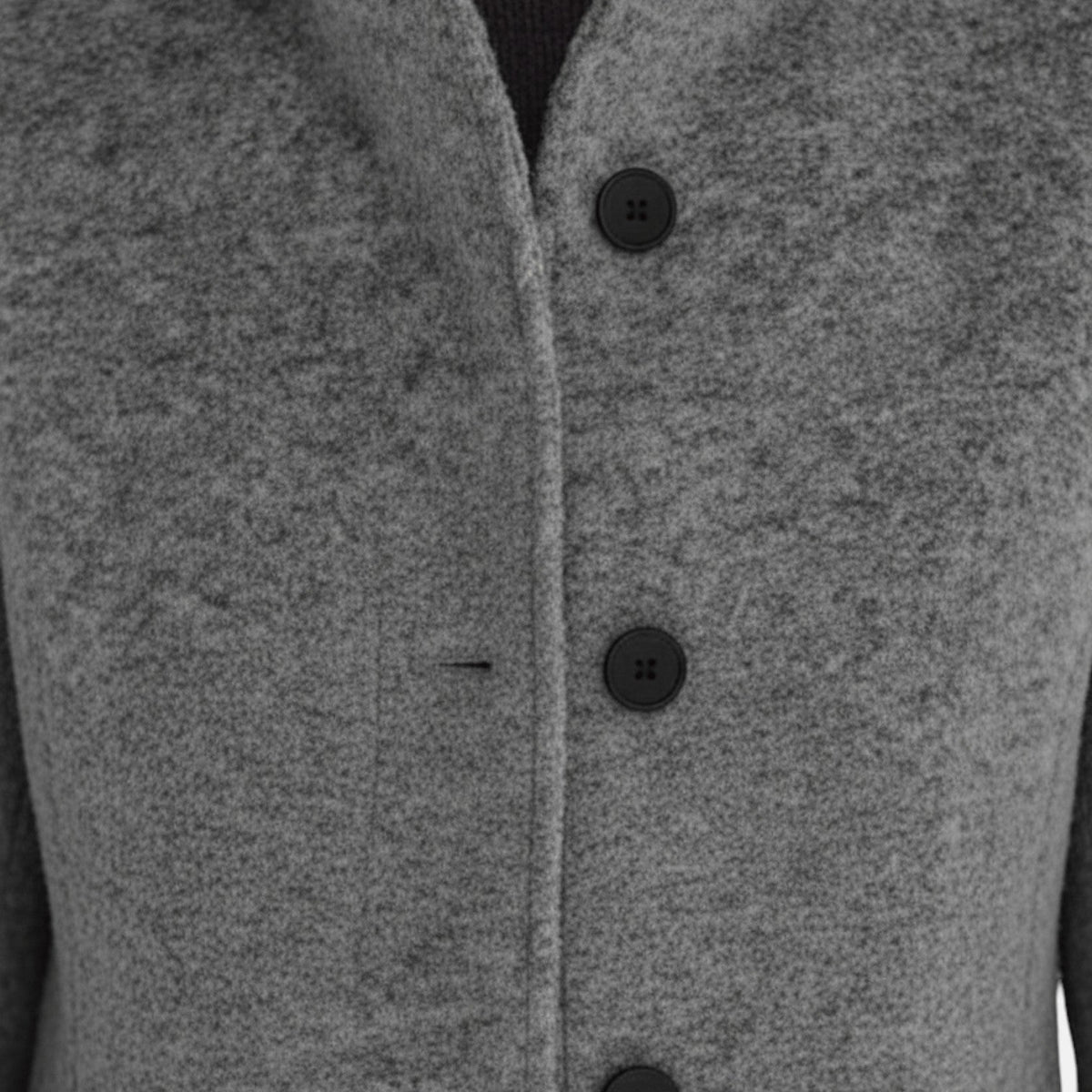 Elara Womens Winter Coat with Stand-Up Collar and Side Pockets