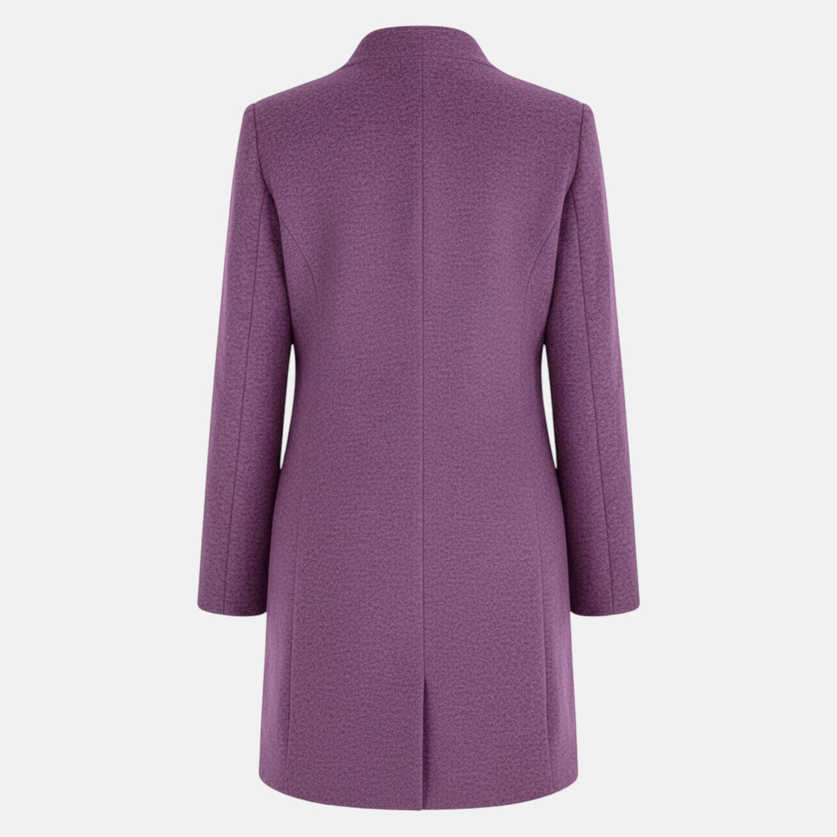 Elara Womens Winter Coat with Stand-Up Collar and Side Pockets