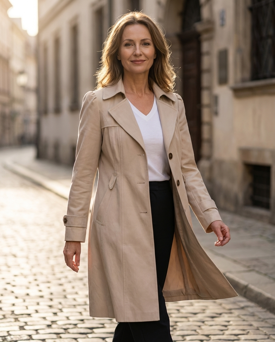 Olivia™ – Elegant Vintage Summer Coat