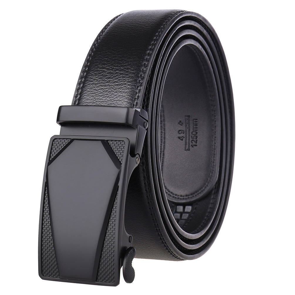 Lander™ | Men’s Leather Belt – Automatic Buckle Classic Style