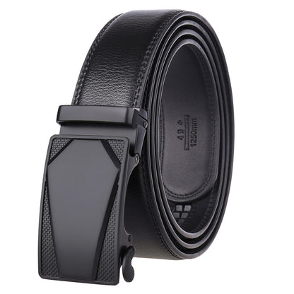 Lander™ | Men’s Leather Belt – Automatic Buckle Classic Style