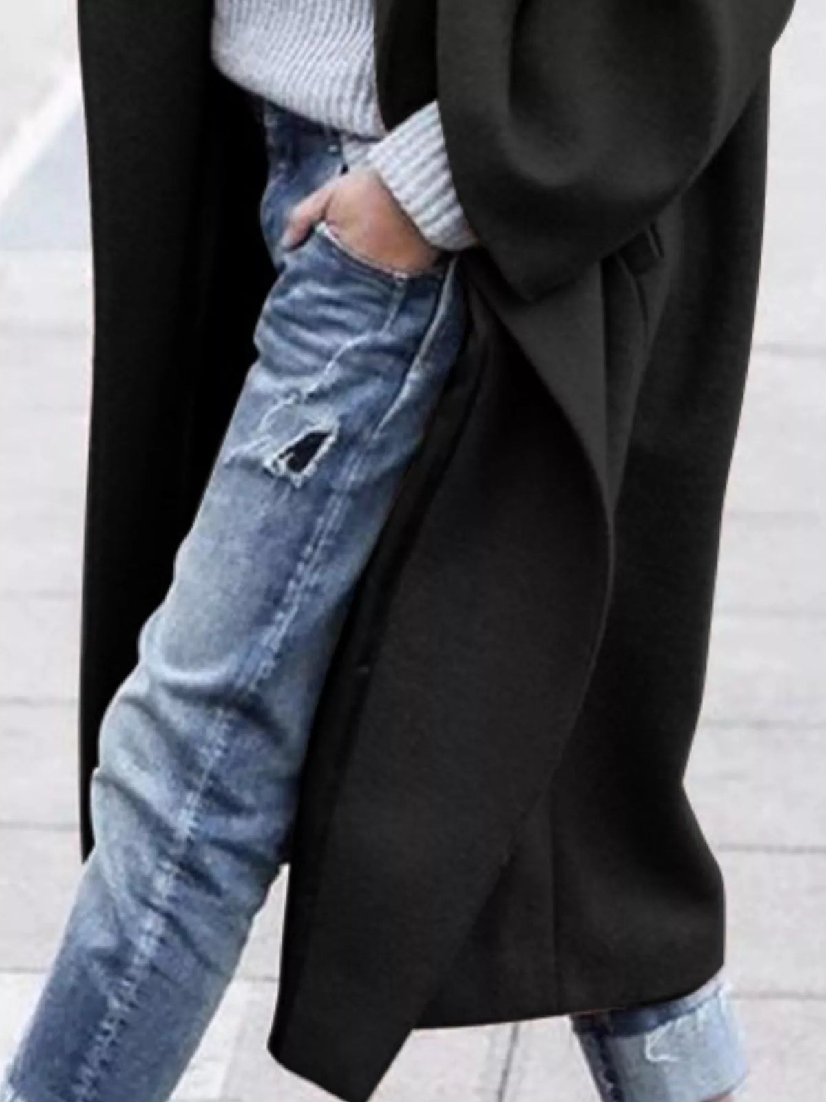 Carly Womens Oversized Long Winter Coat