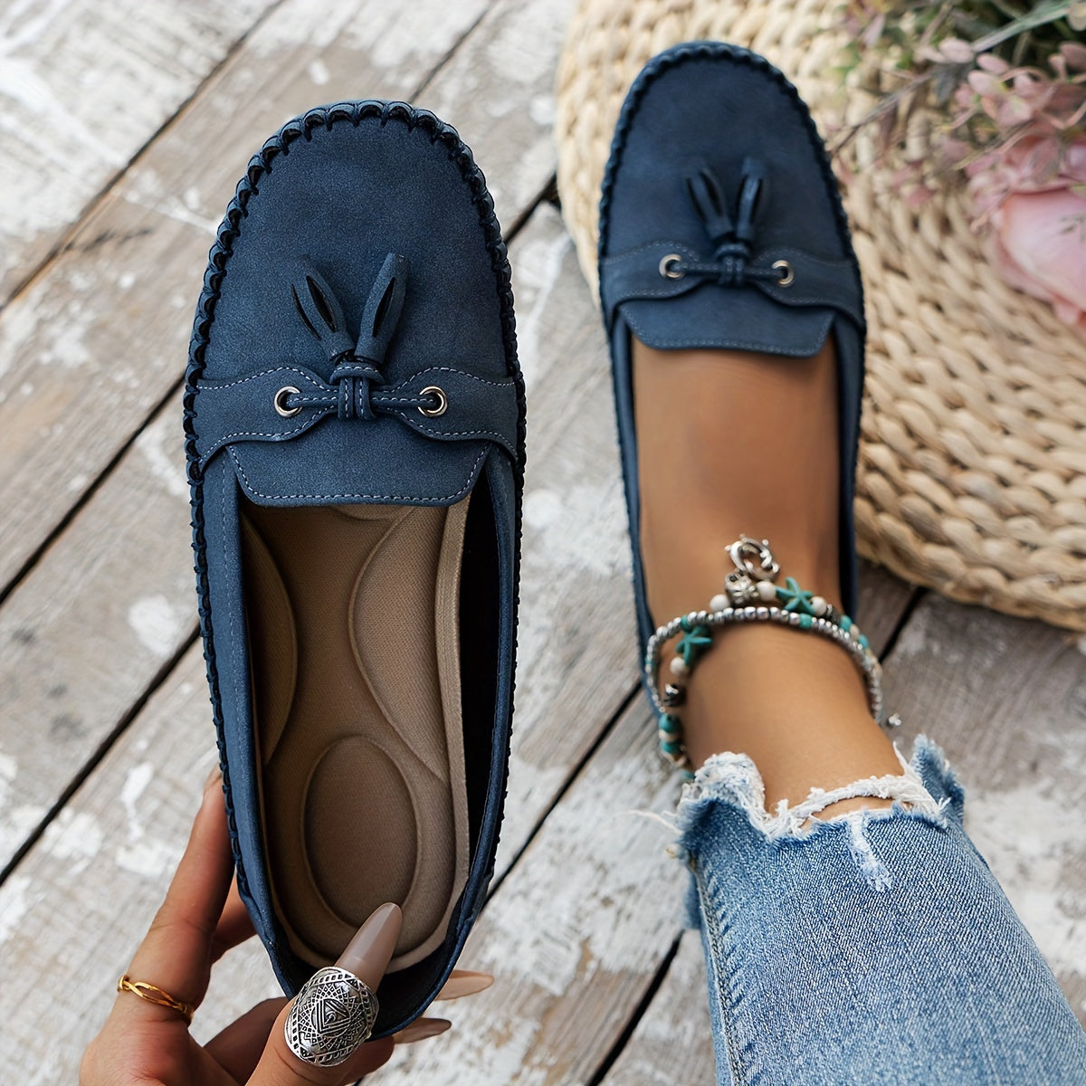 Nadine™ | Classic Loafers with Tassel Detail