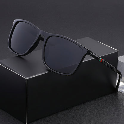 Rain™ | Classic Square Men’s Eyeglasses Lightweight Black Frame